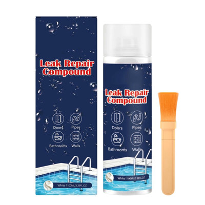 Rack 100 ml imperméable à l'eau, colle de réparation, adhésif résistant, revêtement imperméable invisible pour fenêtre de baignoire, fissures de tuyaux de toit
