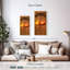 Oignons frais sur toile-386675517