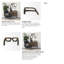 Sculpture verres en bois brun