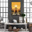 «Garfinkel Yoga Let That Shit Go On», impression sur toile-1726841435