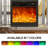 Merrissa Mirrored Electric Fireplace TV Stand with Electronic Fireplace