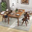 Ensemble de 4 chaises d'appoint modernes avec coussins de siège et dossier en sherpa Leathaire-844504733-844504734
