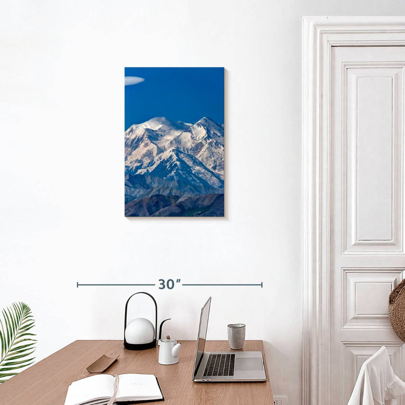 Alvord McKinley Denali Snowy Mountains, H 24 po x l 16 po
