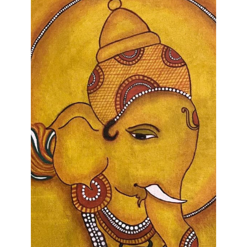 Ganapati Bappa | Avec cadre | Acrylique sur toile | Par Ruchi Gupta