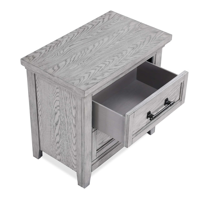 Table de chevet à deux tiroirs 1Pc