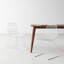 Samir Metal Cross Back Side Chair in White