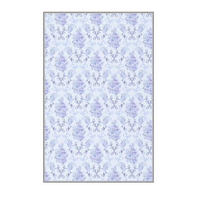 High-Quality 3D Printed Area Rug (2.6 x 4.0 ft), 100% Polyester, 0.3 in Pile Height | Antibacterial, Non-Slip PVC Felt Dot Underside | Machine Washable, Elegant Design for Living Room, Bedroom & Office