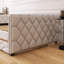Lit de jour rembourré avec couchette en bois et taille XL-132489405