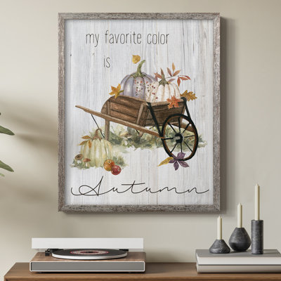 Impression sur bois Woodland Harvest Favorite Color - bois massif