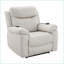 Fauteuils inclinables avec lève-personne électrique, chauffage et amp; Massage | Microfibre polie moderne | Beige-835712819