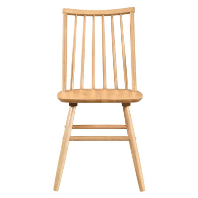 Chaises d'appoint au fini chêne naturel, 2 pièces, courbée chic, finition en bois confortable pour la salle à manger, 2 pièces, pour un usage quotidien