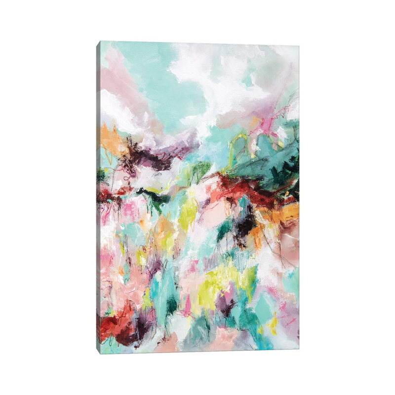 Let Go by Cristina Dalla Valentina - Painting on Canvas, Wrapped Canvas, 20.32 cm H x 30.48 cm W