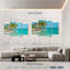 Gillard dominicain, palmiers côtiers