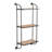 Emery Wood & Metal 3 Tier Wall Shelf-1071318718-1071318719