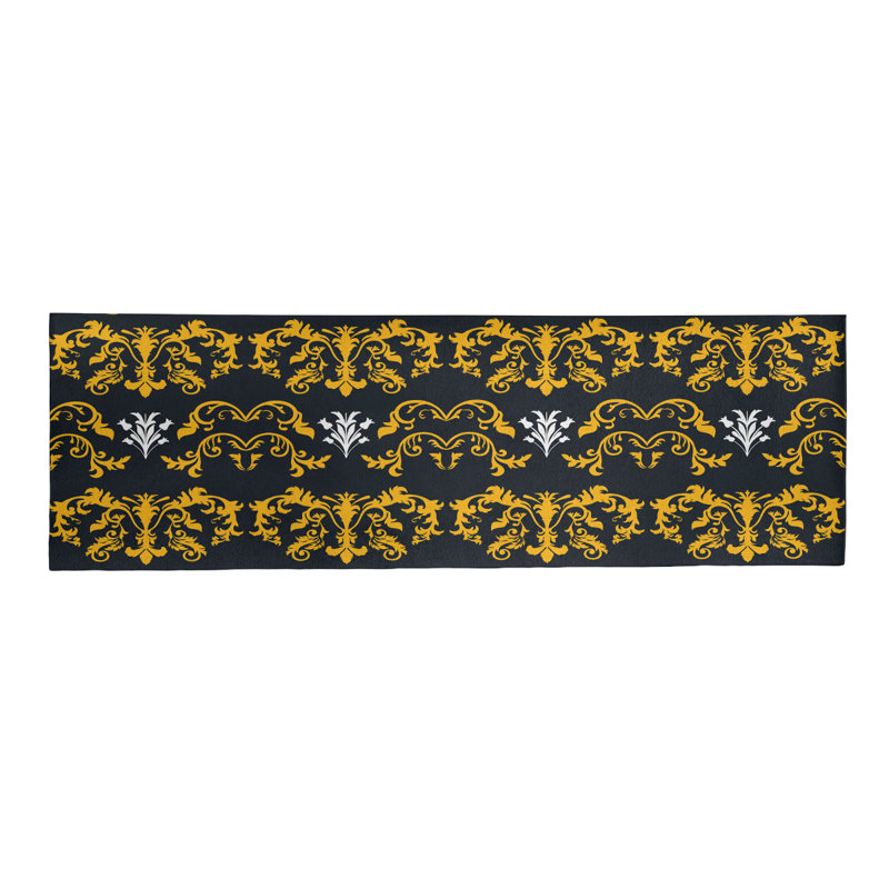 Tapis de couloir noir
