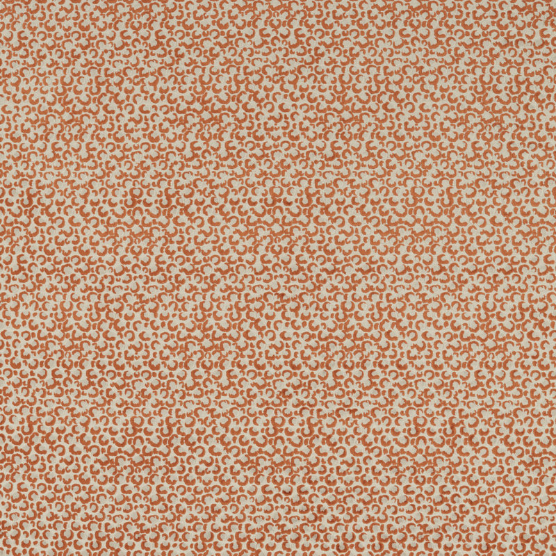 Pokot Polyester Blend Fabric, Spice