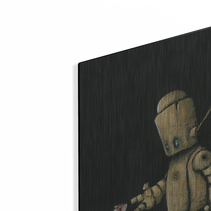 Art mural luxueux «We Bot Paint 14» par Craig Snodgrass, art mural en métal, H 16 po x l 12 po