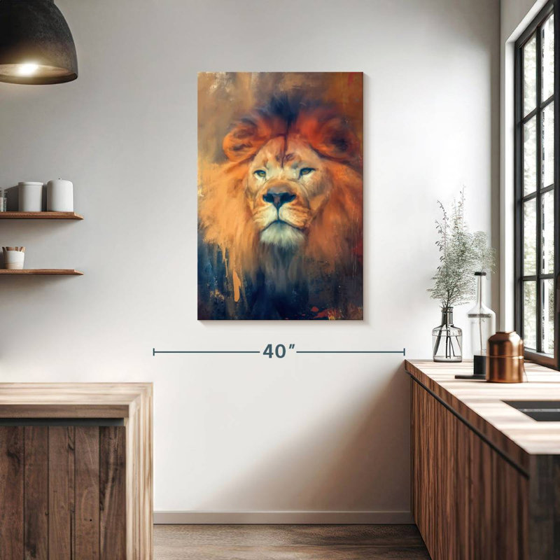 Brampt Lion Energy, 39" H x 26" W