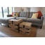 Templeton Solid Wood Block Side Table Set