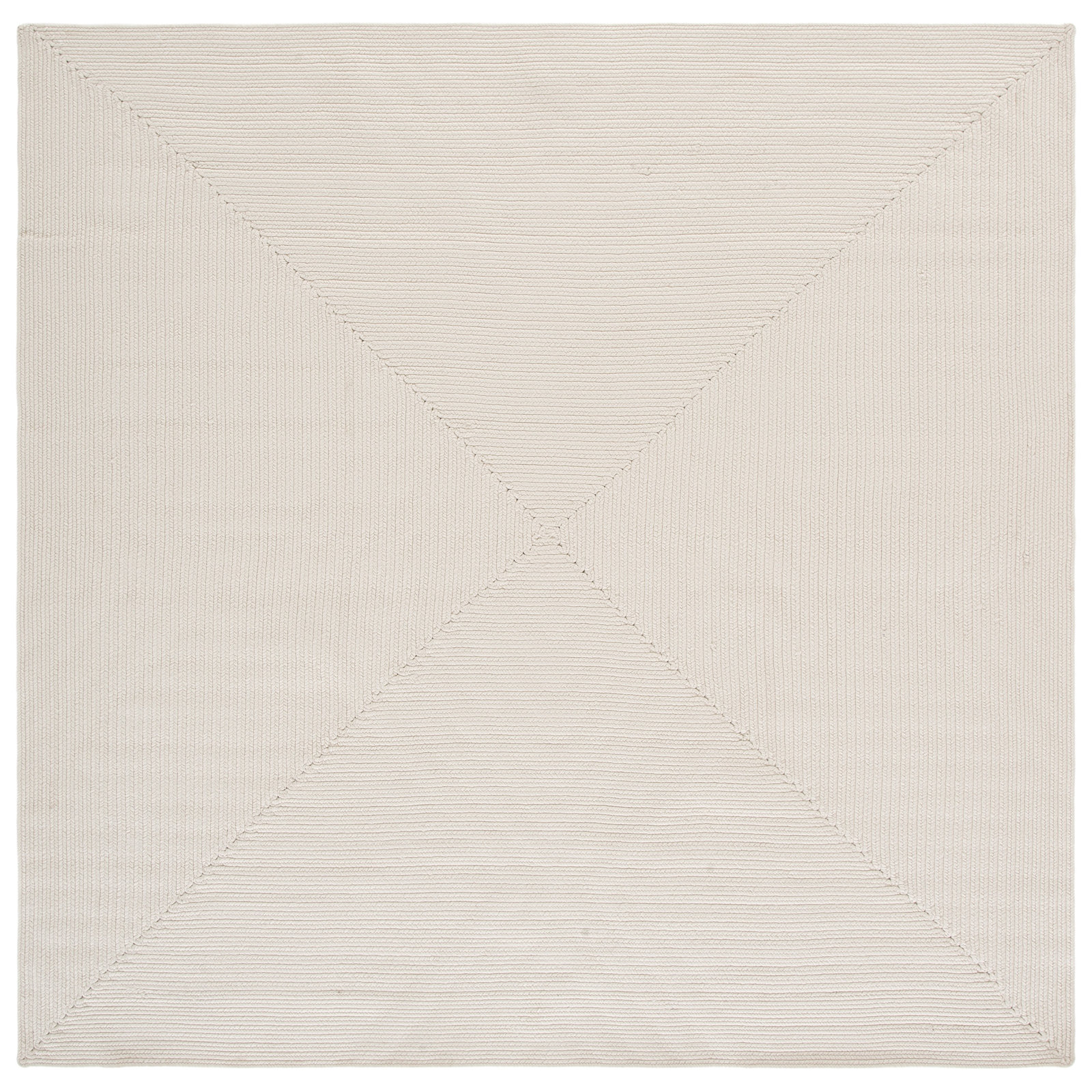 Machine Washable Hand-Woven Braided Rug, 6'-0" x 6'-0" Square