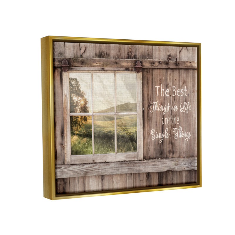 Simple Things Rustic Barn Window Distressed Photograph