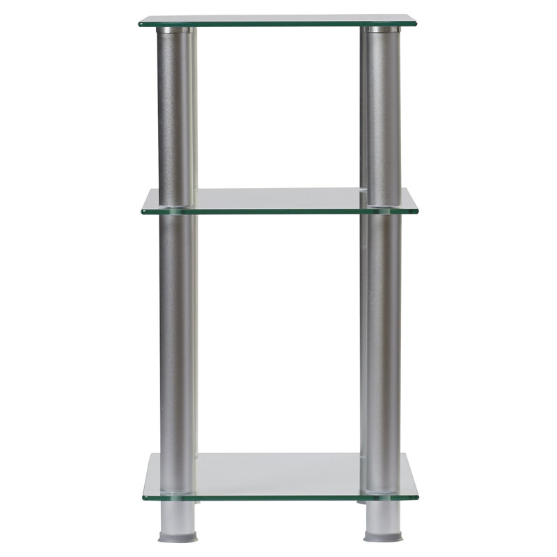 Unfinished TV Stand for TVs up to 40", Silver