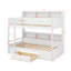 Lit superposé simple avec tablettes et tiroir de rangement-1573696651