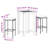 Wildon Home® 3 Piece Patio Bar Set Solid Wood Acacia And Poly Rattan-1041657914-1041657915