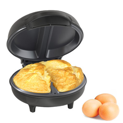 SUPERLEX Round Non Stick Rotating Double S'mores Maker Waffle Maker