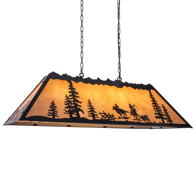 Lustre linéaire à intensité variable à 4 lumières Cheltzie