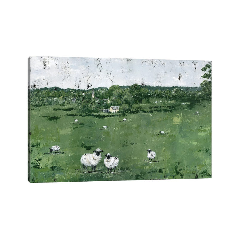 «English Countryside» par Ashley Bradley - reproduction imprimée, H 18 po x l 26 po x P 1,5 po