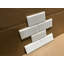 4 in. x 12 in. Honed Marble Tile