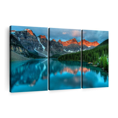 Tranquil Moraine Lake 3 pièces