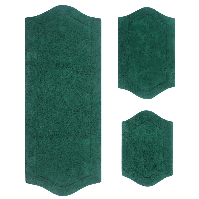 Morissette bathroom rug, Vert forêt