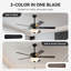 Ventilateur de plafond 52 po Amantha-453447990