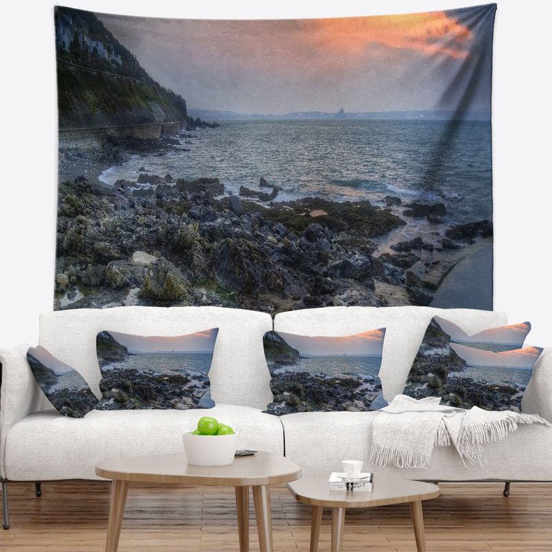 Tapisserie de soleil foncé shore, H 32 po x l 39 po