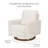 Poe Channeled Swivel Glider-97873122
