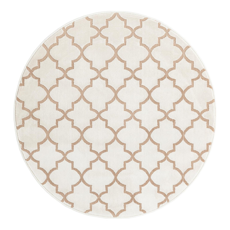 Teydgha Jill Zarin Lincoln Center Uptown Rug, Round 3'3"