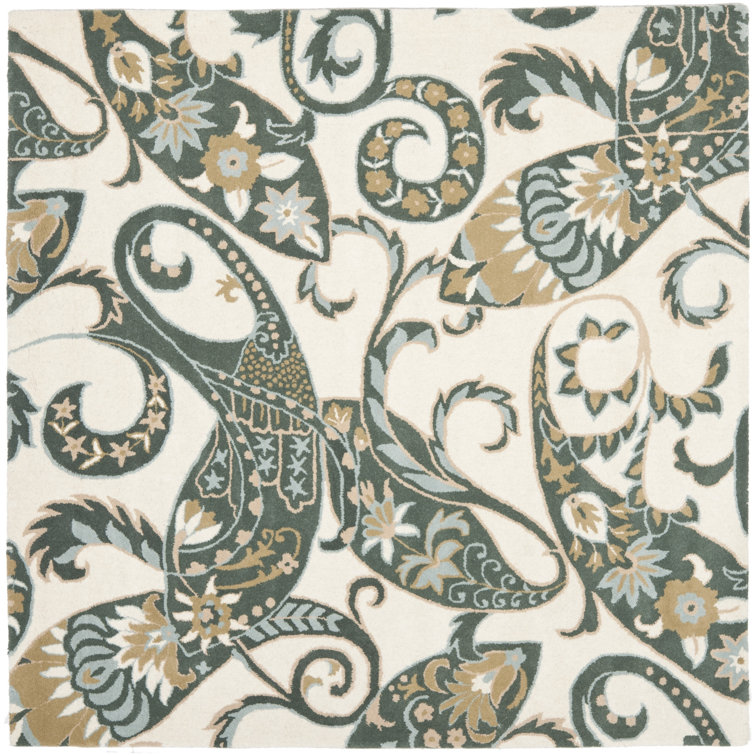 Amory Hand Tufted Wool Floral Rug