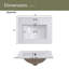 Petite armoire de meuble-lavabo moderne 20 pouces-1984336960