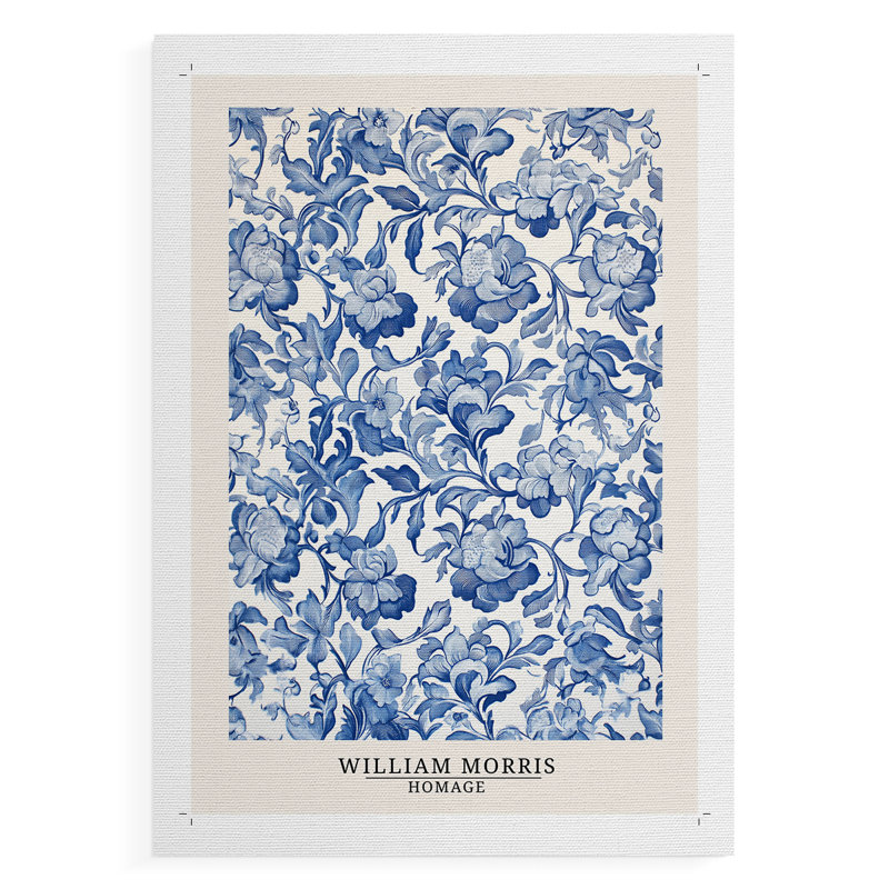 Wm morris série dxciv - impression sur toile seulement - non encadrée, H 18 po x l 12 po