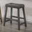 Ensemble de 2 tabourets de comptoir rustiques, tabourets de bar en bois sans dossier de 25 pouces