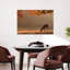 Deer In Autumn Peaceful Serene Tranquil Deer Autumn Forest Wall Art Print 1 Piece Wrapped Canvas Wall Art-1393929067