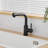 Sink Faucet, Black Kitchen Faucets With Pull Out Sprayer, Bathroom Sink Faucets Mini Bar Prep Faucet-125507928