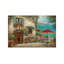 Ombrello Rosso by Ruane Manning - Wrapped Canvas Painting-2092694865