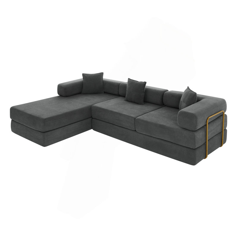 Canapé modulaire de Boneless, Gris