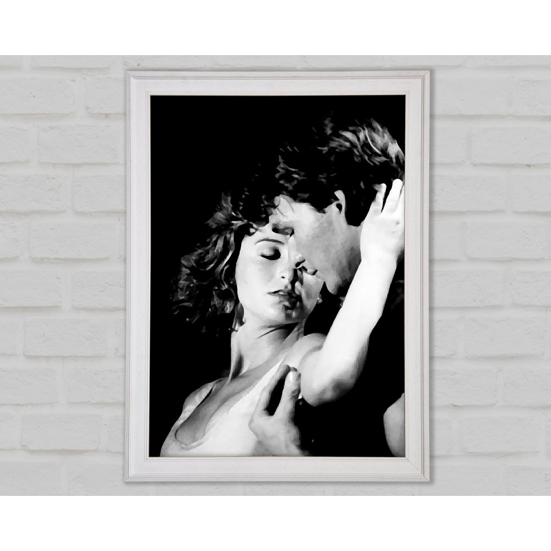 Dirty Dancing The Touch B N W - Einzelne Bilderrahmen Kunstdrucke