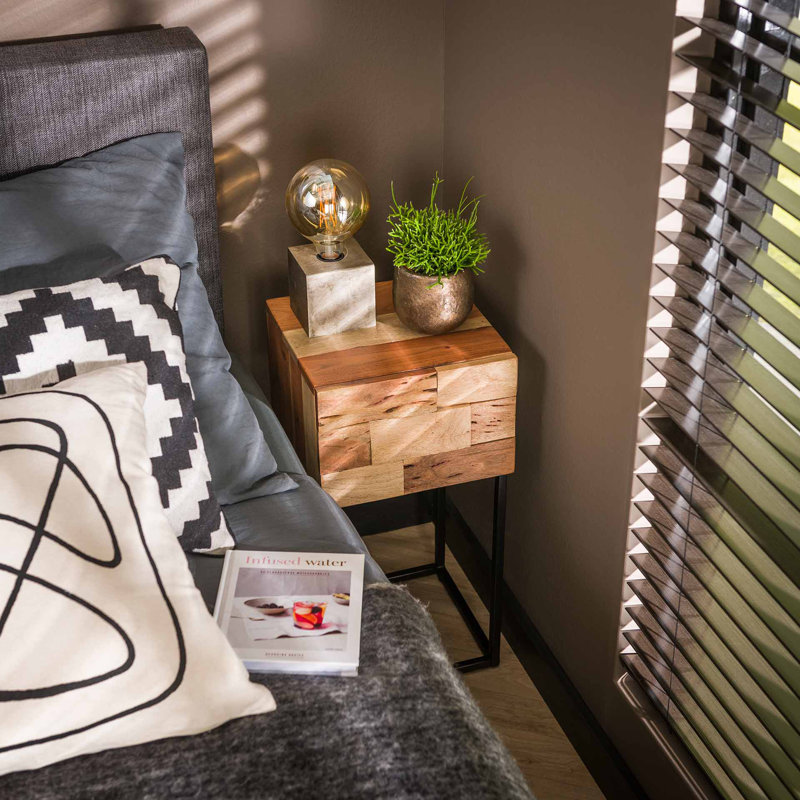 Mulhern 1 Drawer Bedside Table