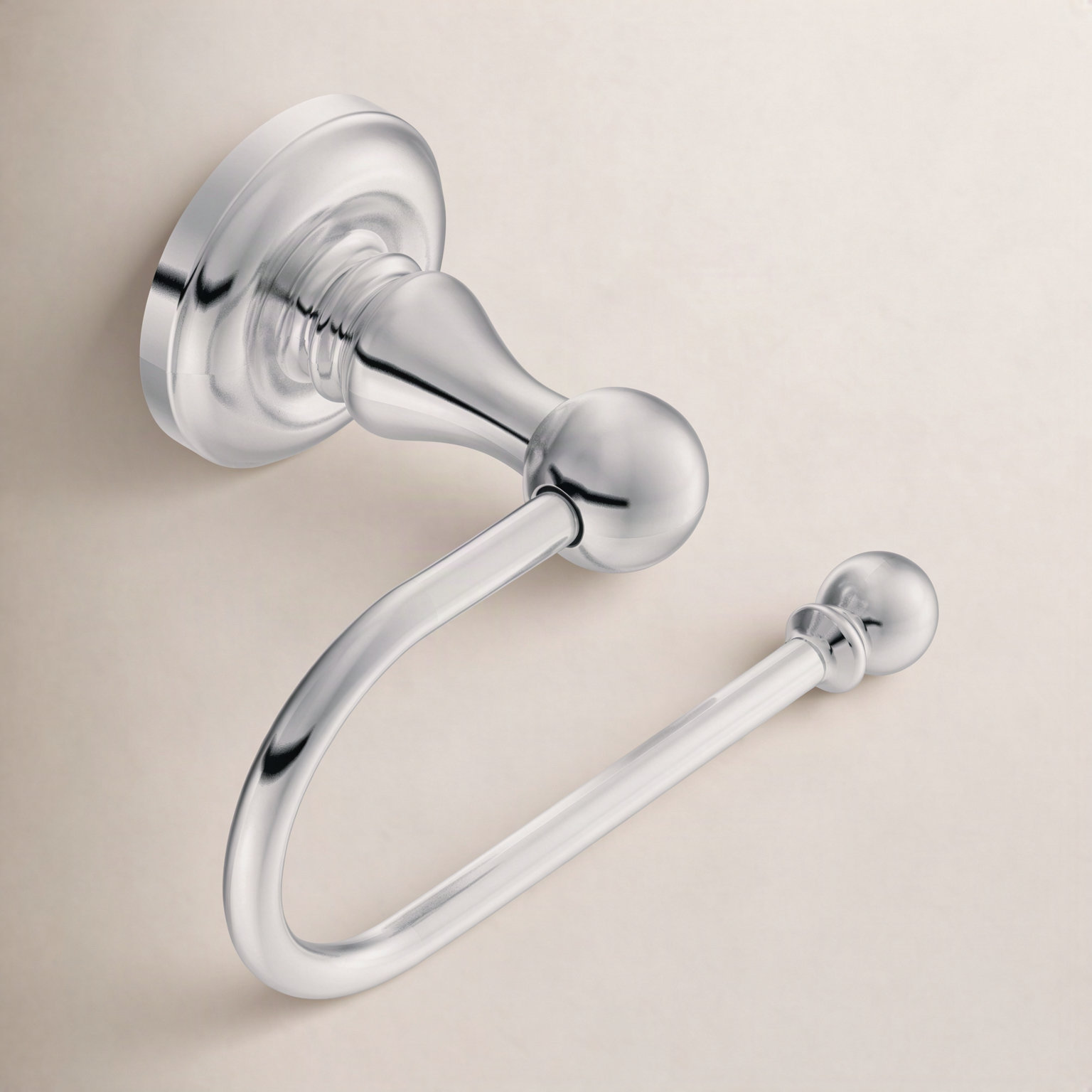 Madison European Toilet Paper Holder, Chrome