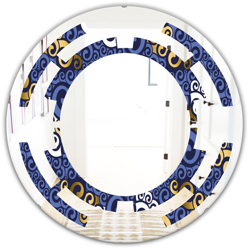 Miroir mural Waves in III Space, H 31,5 po x l po